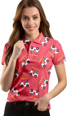 Funny Golf Shirts for Women Short Sleeve Quick Dry Tennis Shirts Athletic Tops for Yoga Tennis
