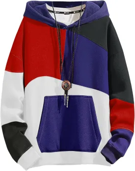 Hoodies for Men & Woman Pullover, Mens Fashion Hip-Hop Hooded Sweatshirt Casual Long Sleeve