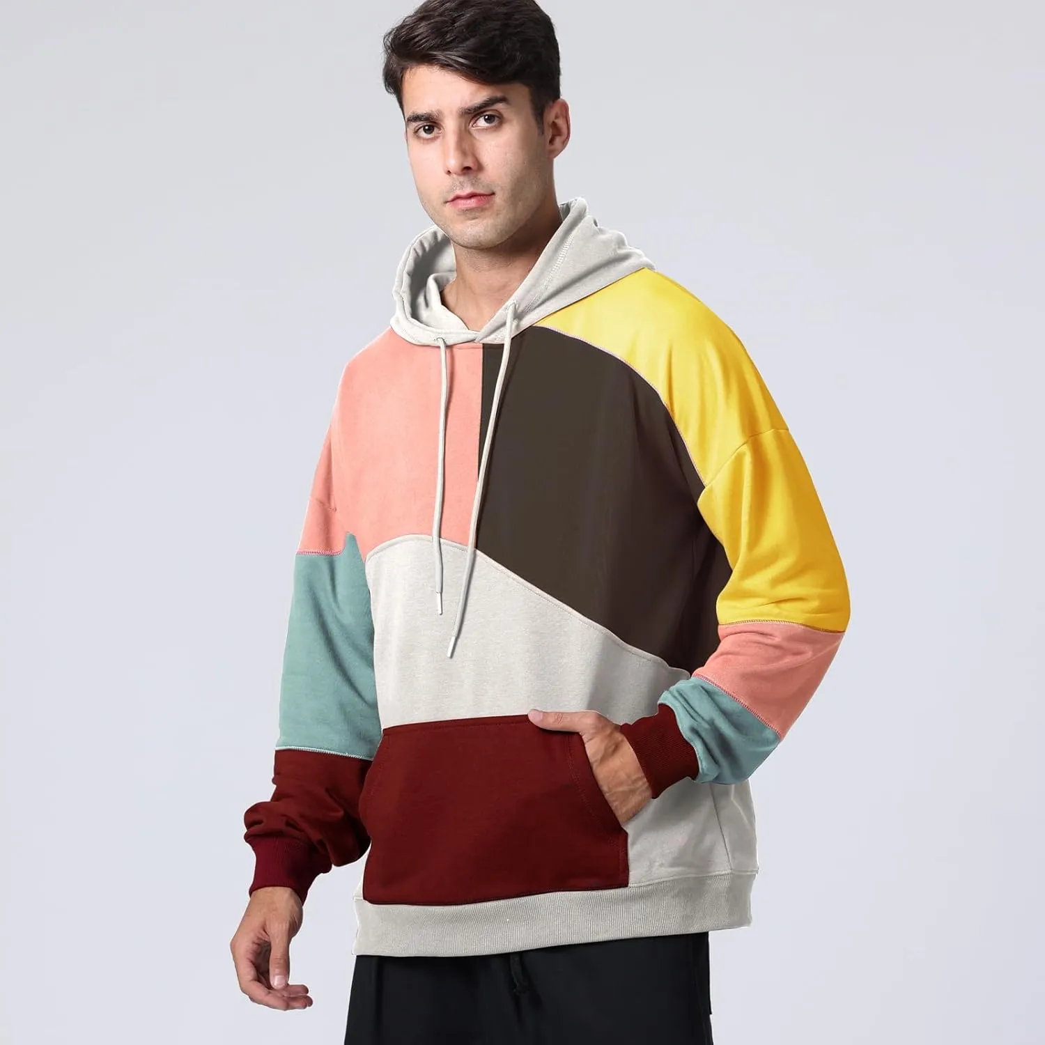 Hoodies for Men & Woman Pullover, Mens Fashion Hip-Hop Hooded Sweatshirt Casual Long Sleeve