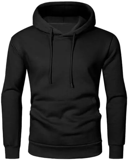 JMIERR Mens Casual Cotton Hooded Collar Drawstring Hoodies Pullover Sweatshirts Casual Long Sleeve Shirts