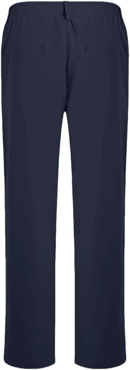 Mens Golf Pants Stretch Lightweight Quick Dry Dress Pant Slim Fit Straight Work Pants Flat Front Fashion Trousers