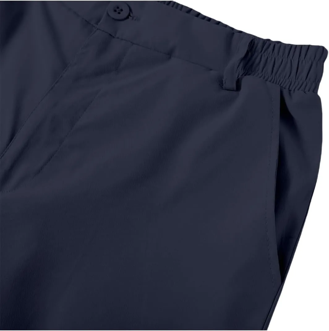 Mens Golf Pants Stretch Lightweight Quick Dry Dress Pant Slim Fit Straight Work Pants Flat Front Fashion Trousers