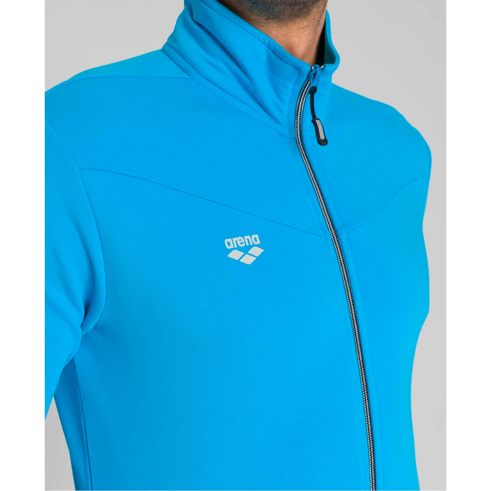 MEN'S RIB INSERT FULL ZIP JACKET