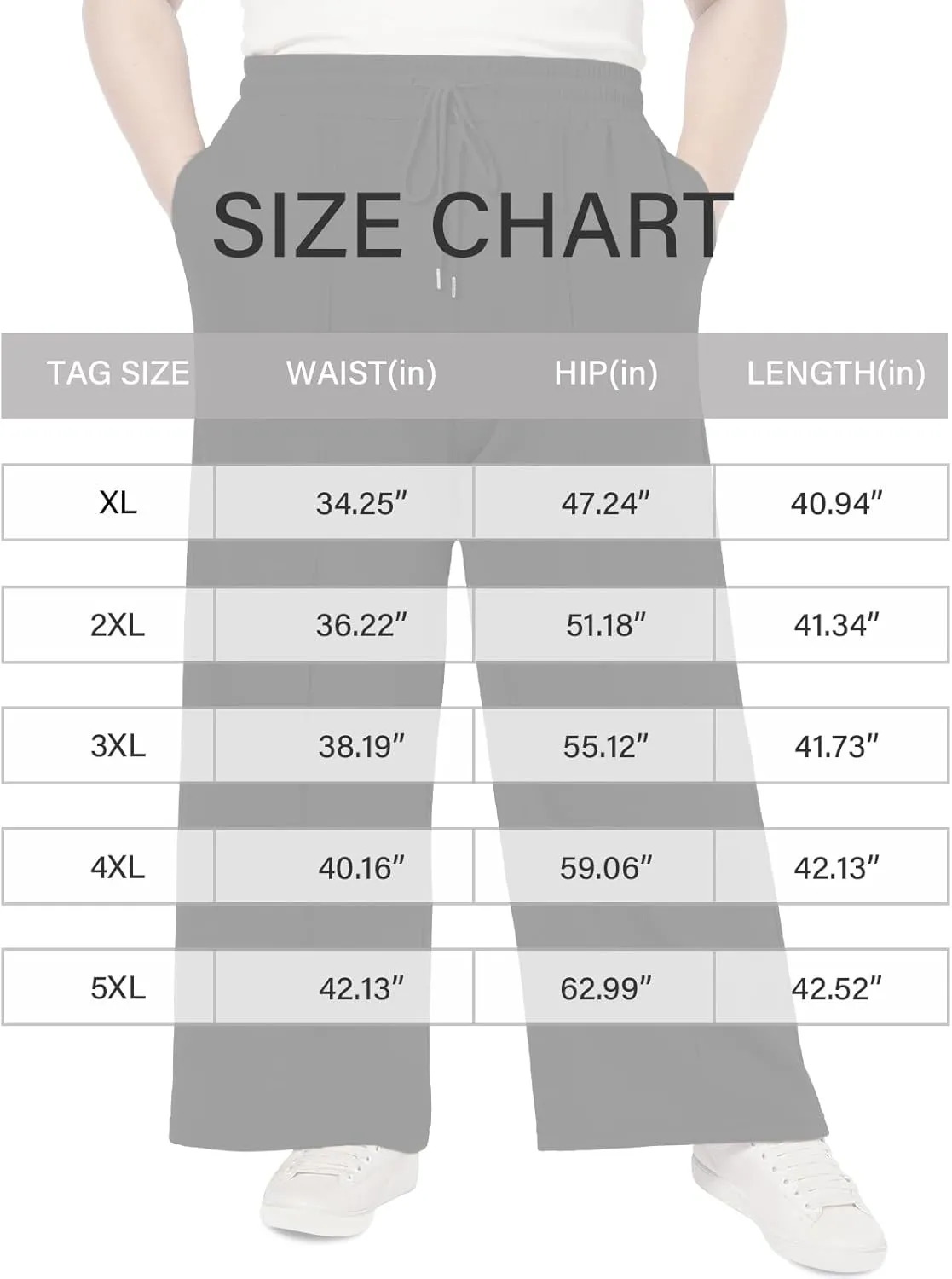 Moon Wood Women's Plus Size Sweatpants High Waisted Straight Wide Leg Casual Pants Baggy Lounge Pants with Pockets