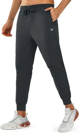 NORTHYARD Men's Joggers Pants with Zipper Pockets Lightweight Sweatpants Athletic Running Workout Track Pants for Men