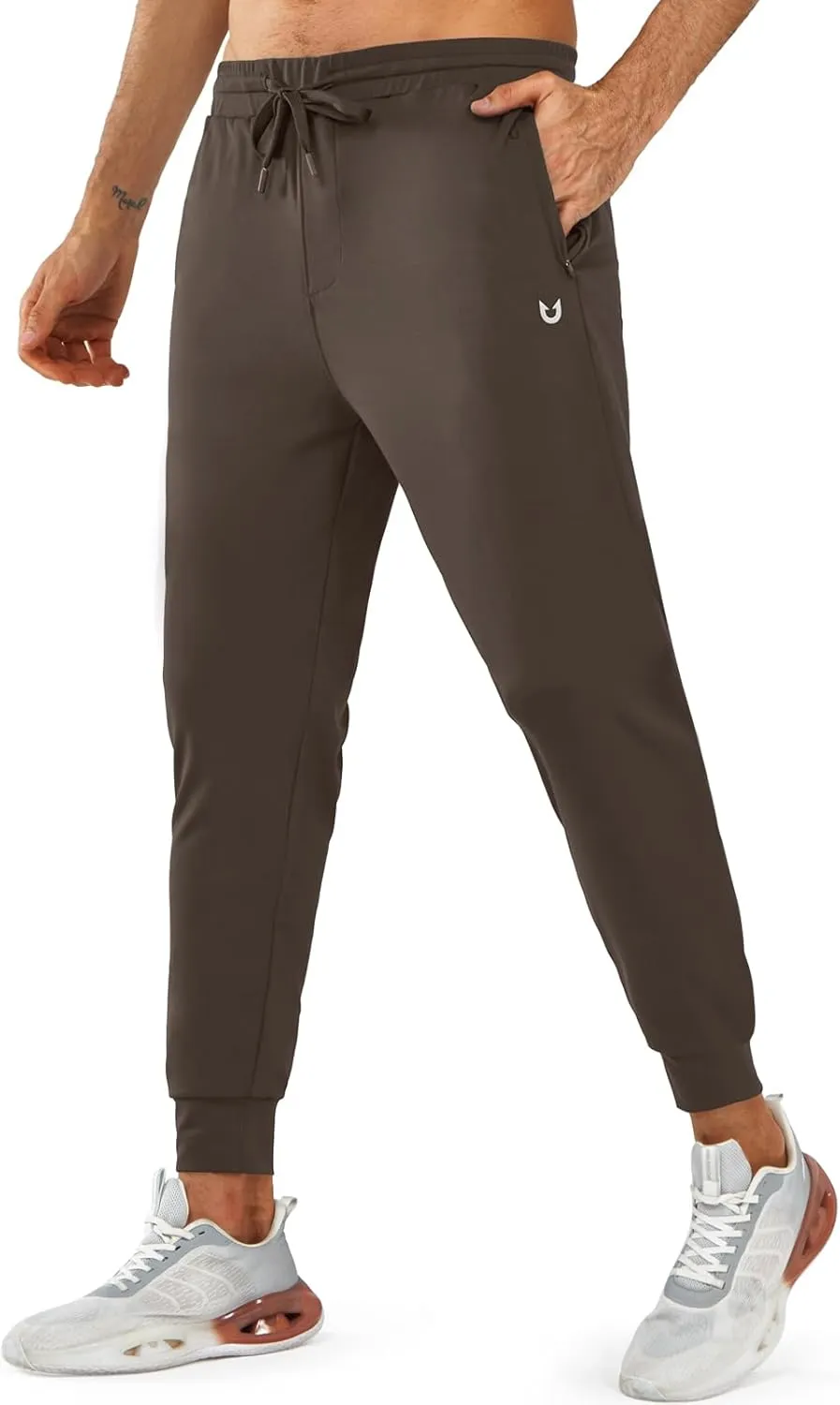 NORTHYARD Men's Joggers Pants with Zipper Pockets Lightweight Sweatpants Athletic Running Workout Track Pants for Men