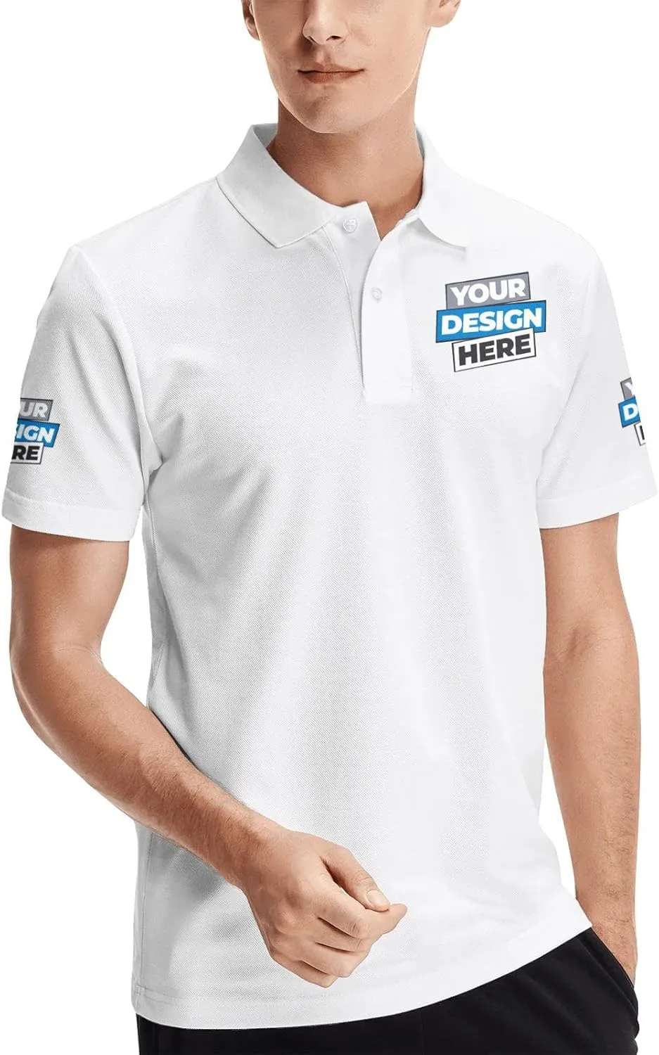 Pranboo Custom Polo Shirt, School Shirt, Golf Polo Shirt, for Business, Casual Wear, and Sports Teams