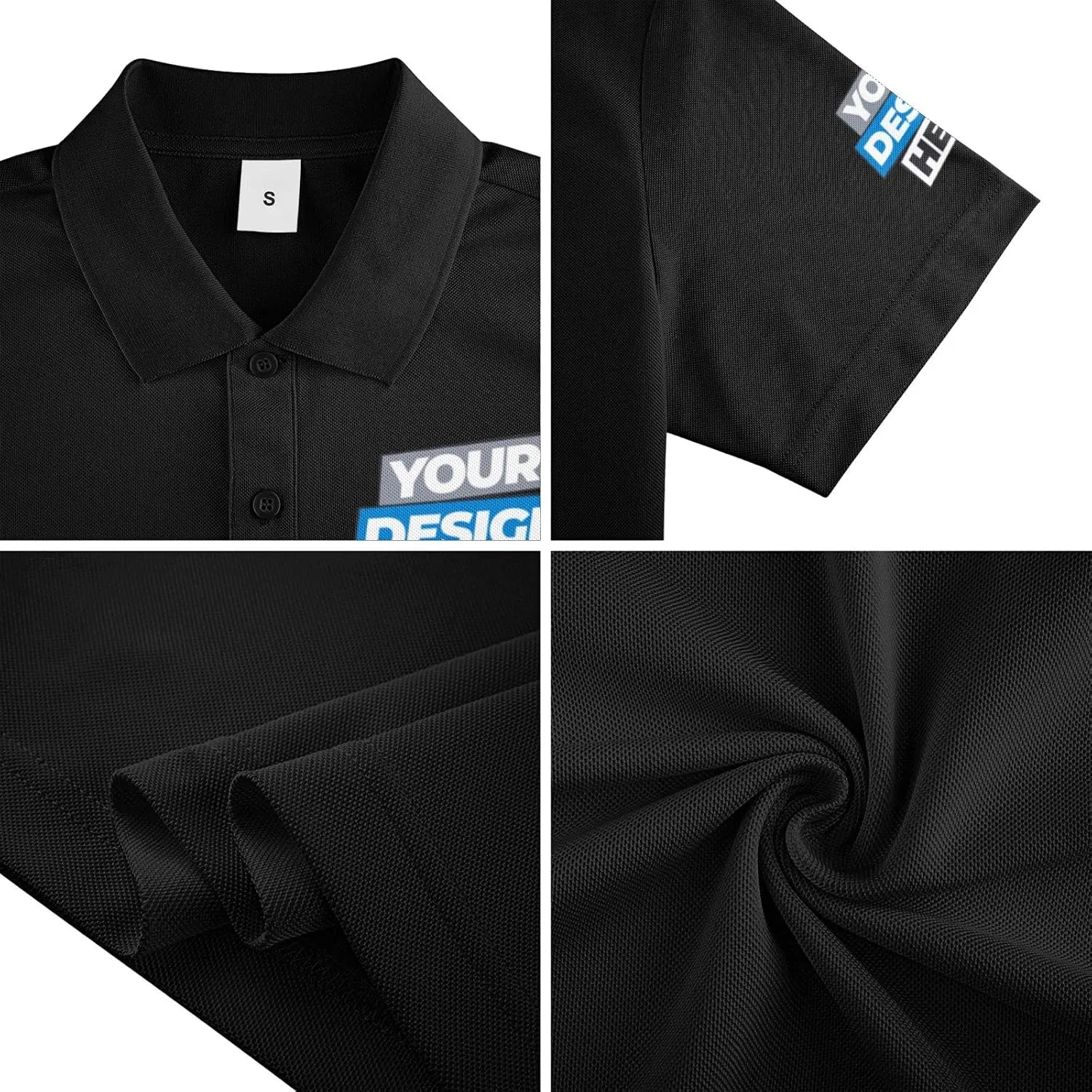 Pranboo Custom Polo Shirt, School Shirt, Golf Polo Shirt, for Business, Casual Wear, and Sports Teams