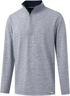 Rouen Quarter Zip Pullover Men Performance Dry Fit Mock Neck Brushed Casual Sports Golf Mens 1/4 Zip Pullover Sweatshirts