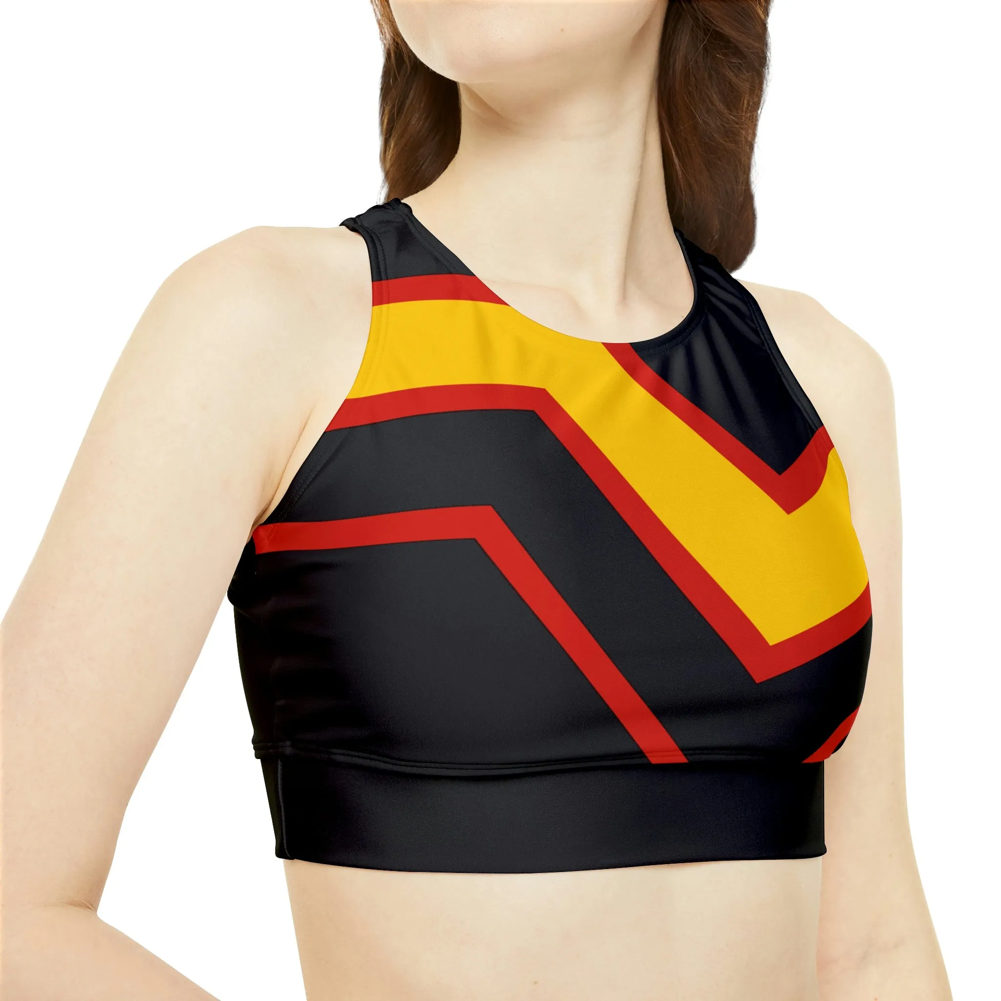 Rubber Pride Flag Sporty Bikini Set