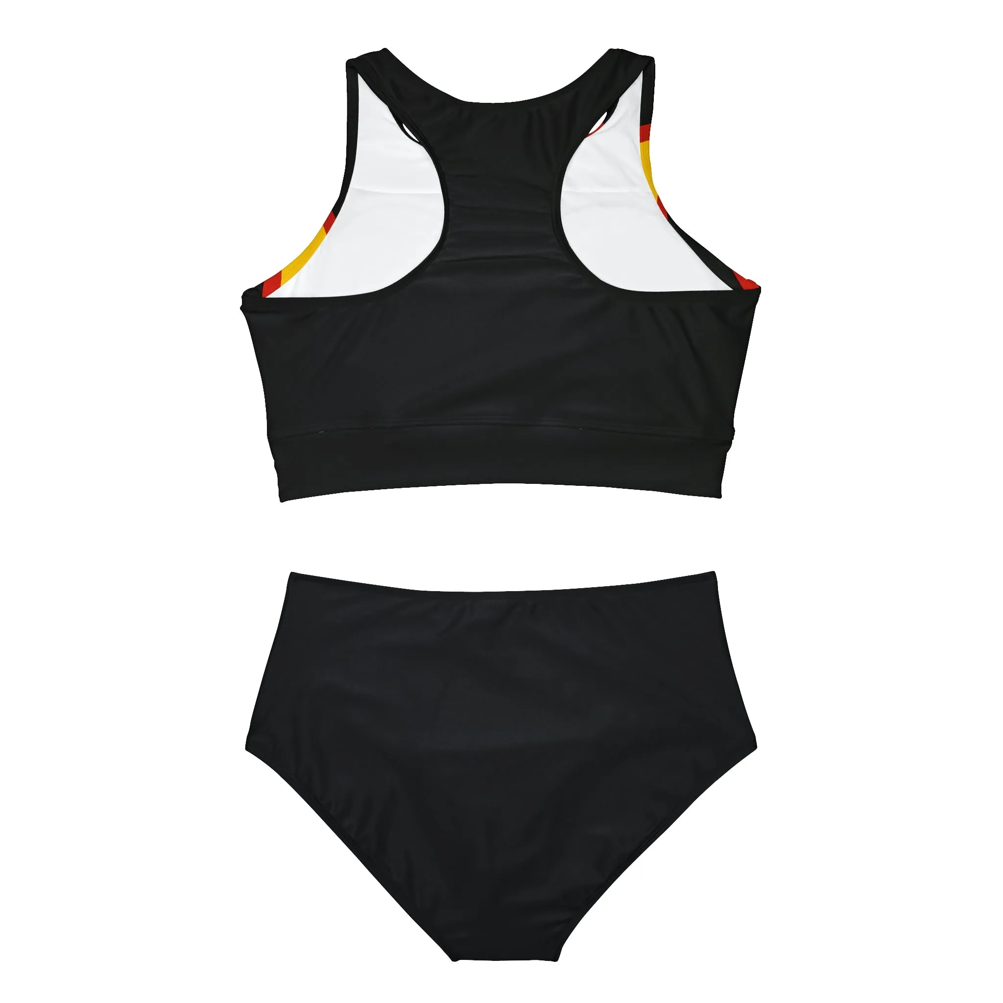 Rubber Pride Flag Sporty Bikini Set