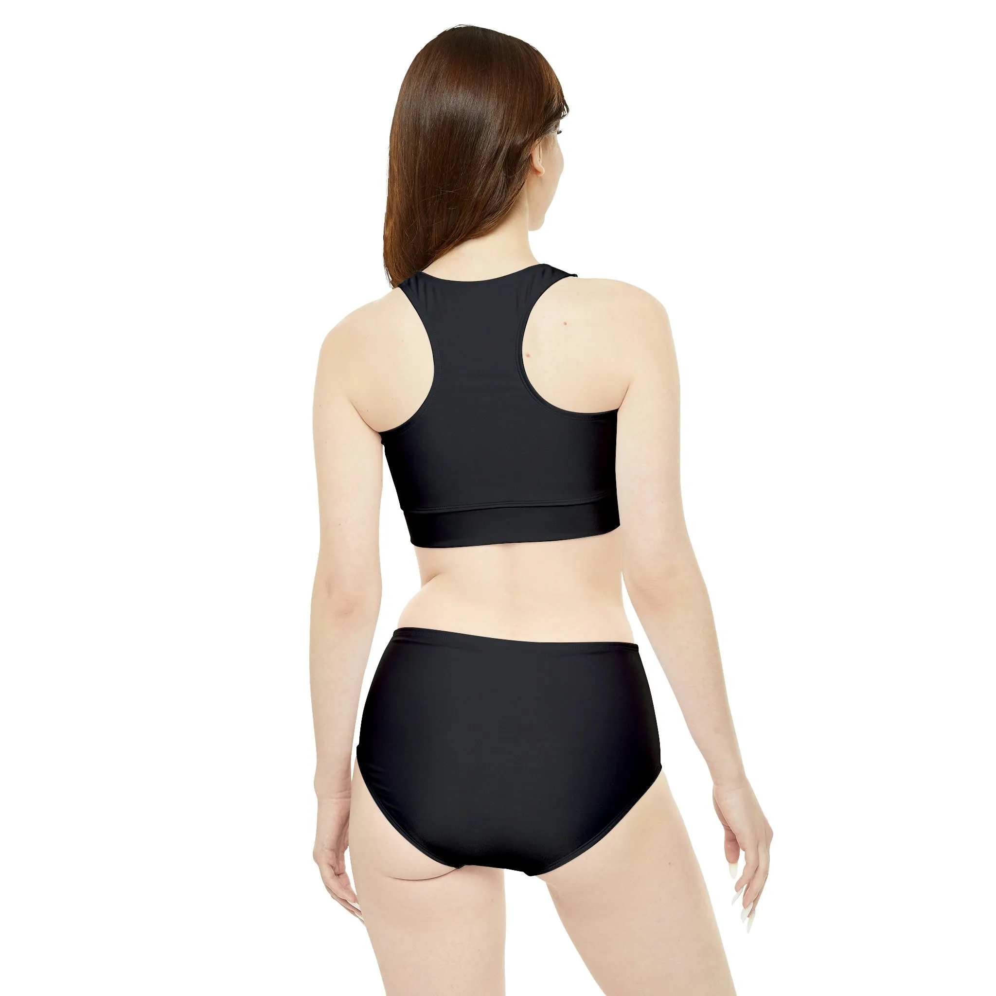Rubber Pride Flag Sporty Bikini Set