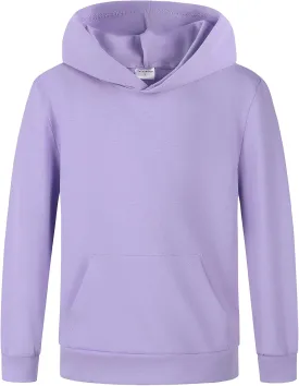Spring&Gege Boys Lightweight Pullover Hoodies Long Sleeve Hooded Sweatshirt (5-14 Years)