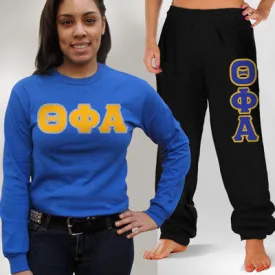 Theta Phi Alpha Long-Sleeve and Sweatpants, Package Deal - TWILL